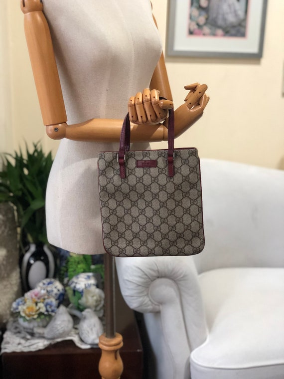 Gucci GG Monogram Coated Canvas Mini Tote Handbag