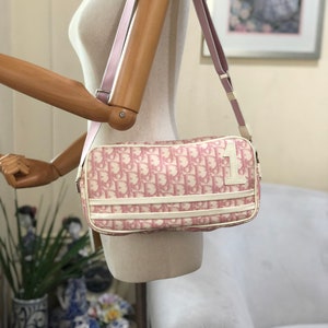 Dior Pink Monogram Canvas Girly Boston Bag Dior