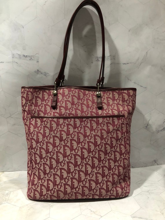 Dior - Authenticated Handbag - Cloth Pink for Women, Very Good Condition