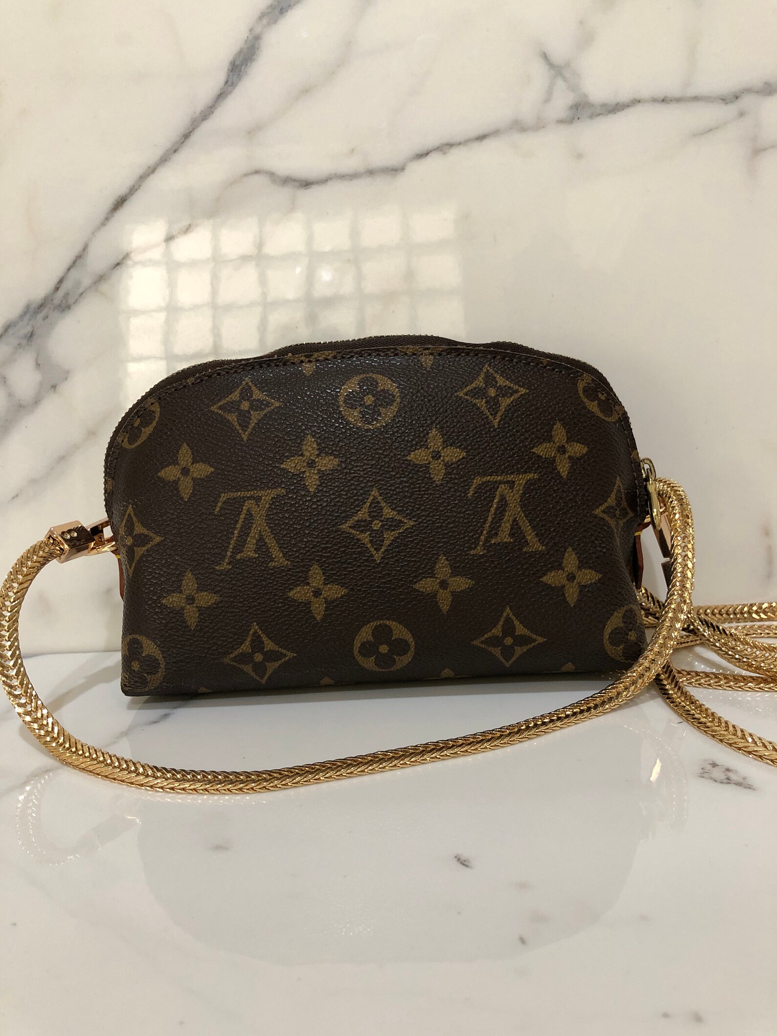 LOUIS VUITTON Cosmetic Pouch Authentic Crossbody Bag Etsy