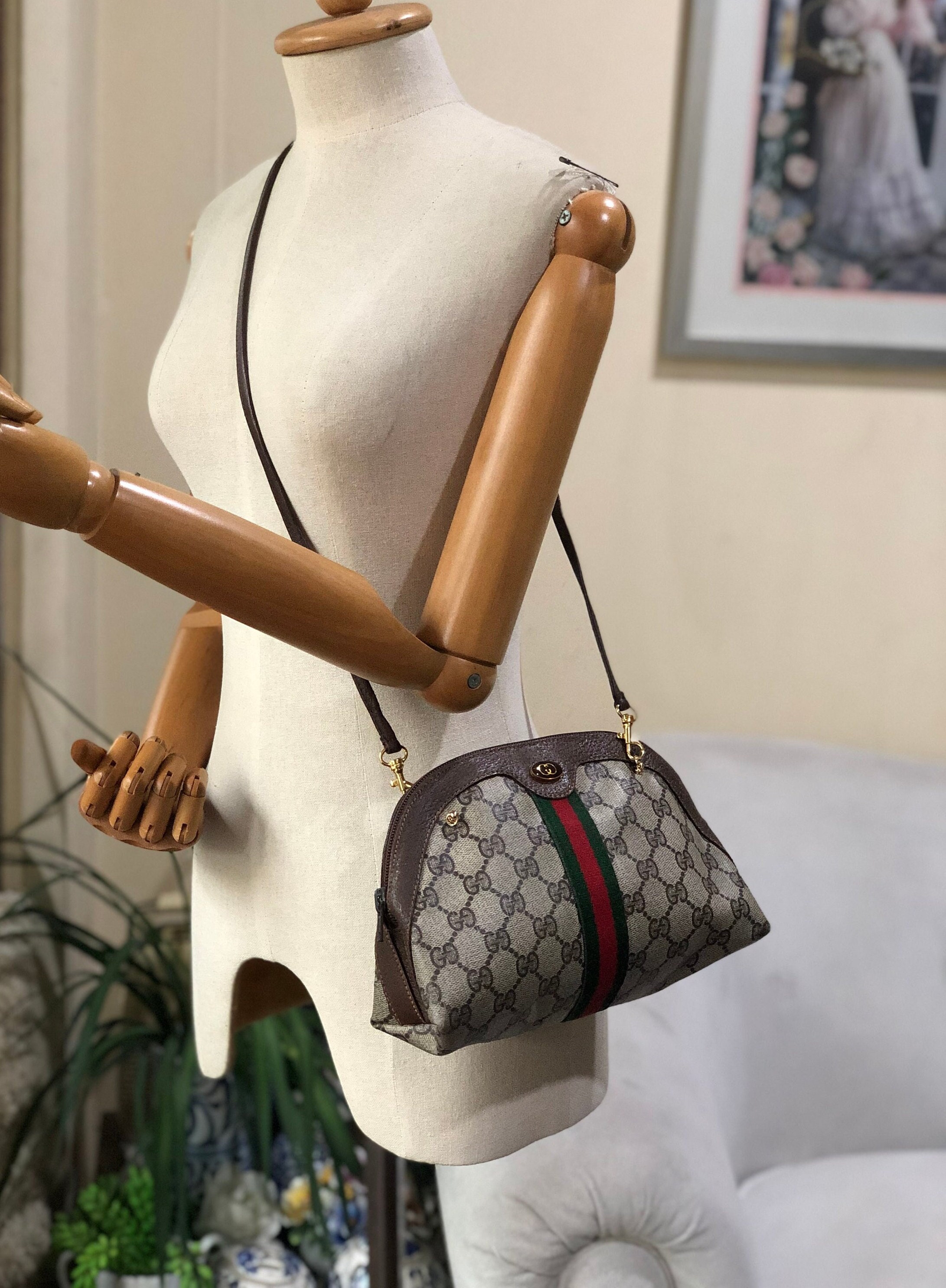 Gucci, Bags, Vintage 98s Gucci Boston Bag