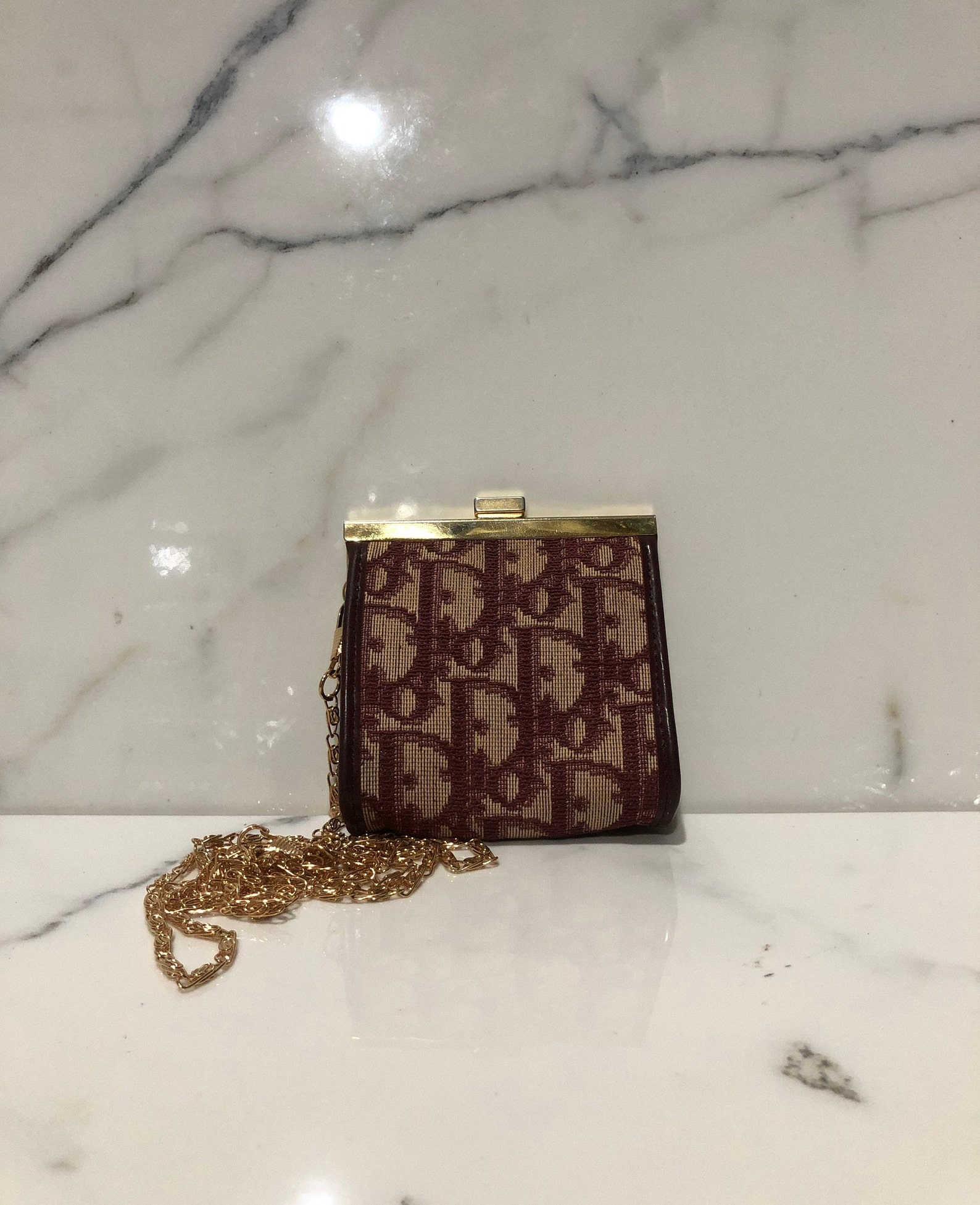 dior coin purse keychain