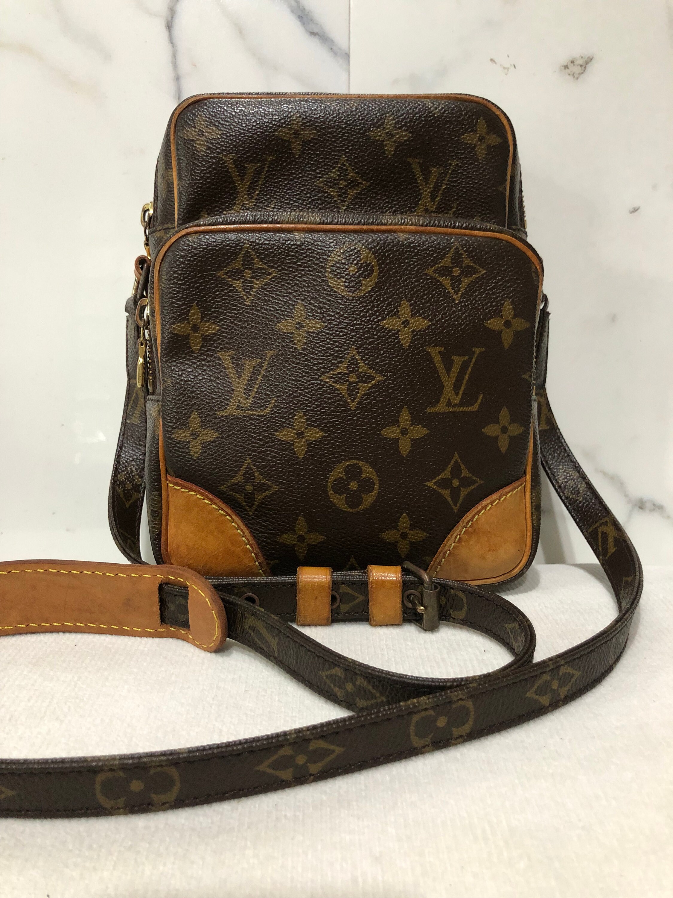 Louis Vuitton Amazon Authentic Braun Monogramm Canvas Unisex | Etsy