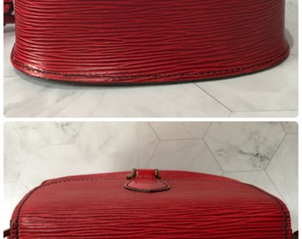 Louis Vuitton Crossbody Bag Authentic Red Epi Mini Saint Cloud -  Sweden