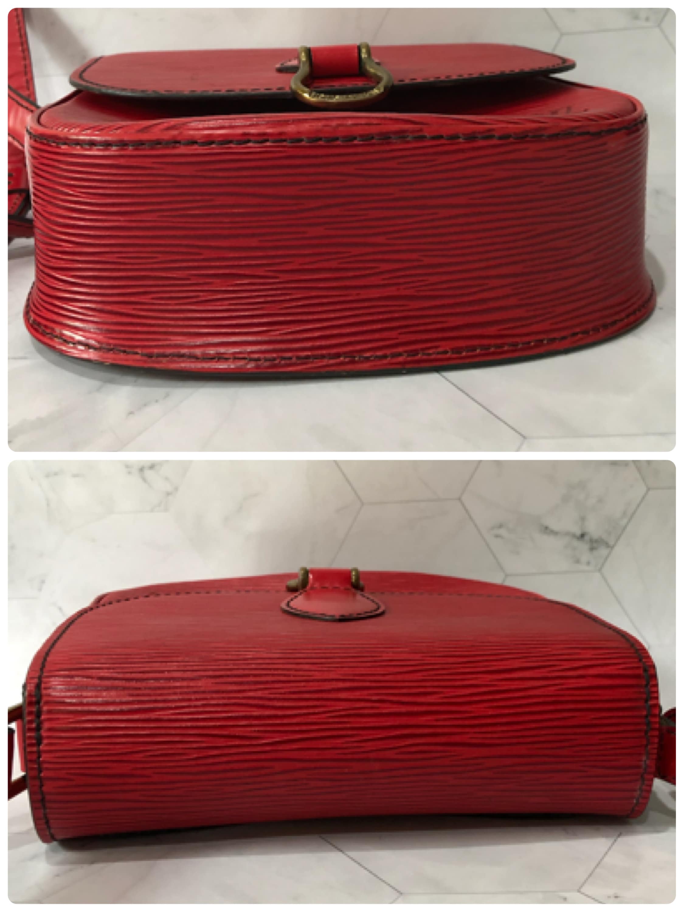 Handbag Louis Vuitton Saint Cloud M52197 Castilian Red Epi 121060300 -  Heritage Estate Jewelry