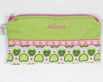 pencil case with name green
