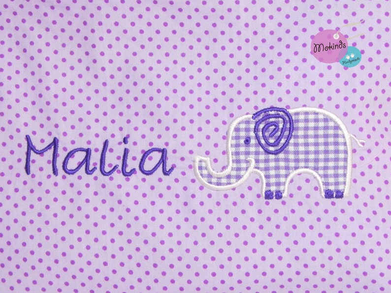 small children's bag with the name elephant image 3