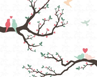 wedding clip art wedding tree clip art packlove etsy