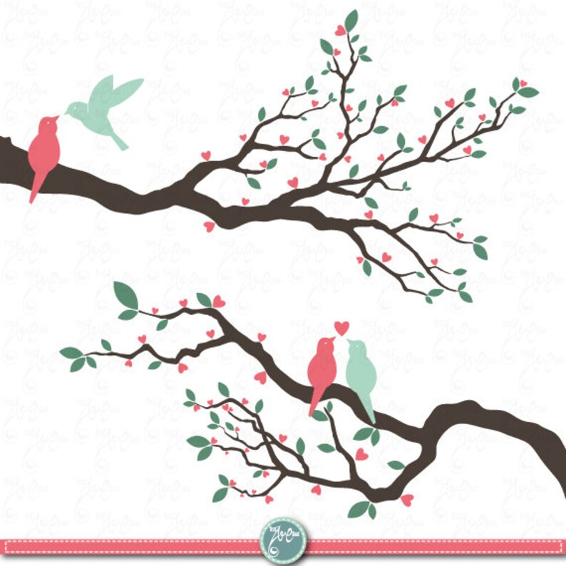 Wedding Clip Art wedding Tree Clip Art Packlove Etsy