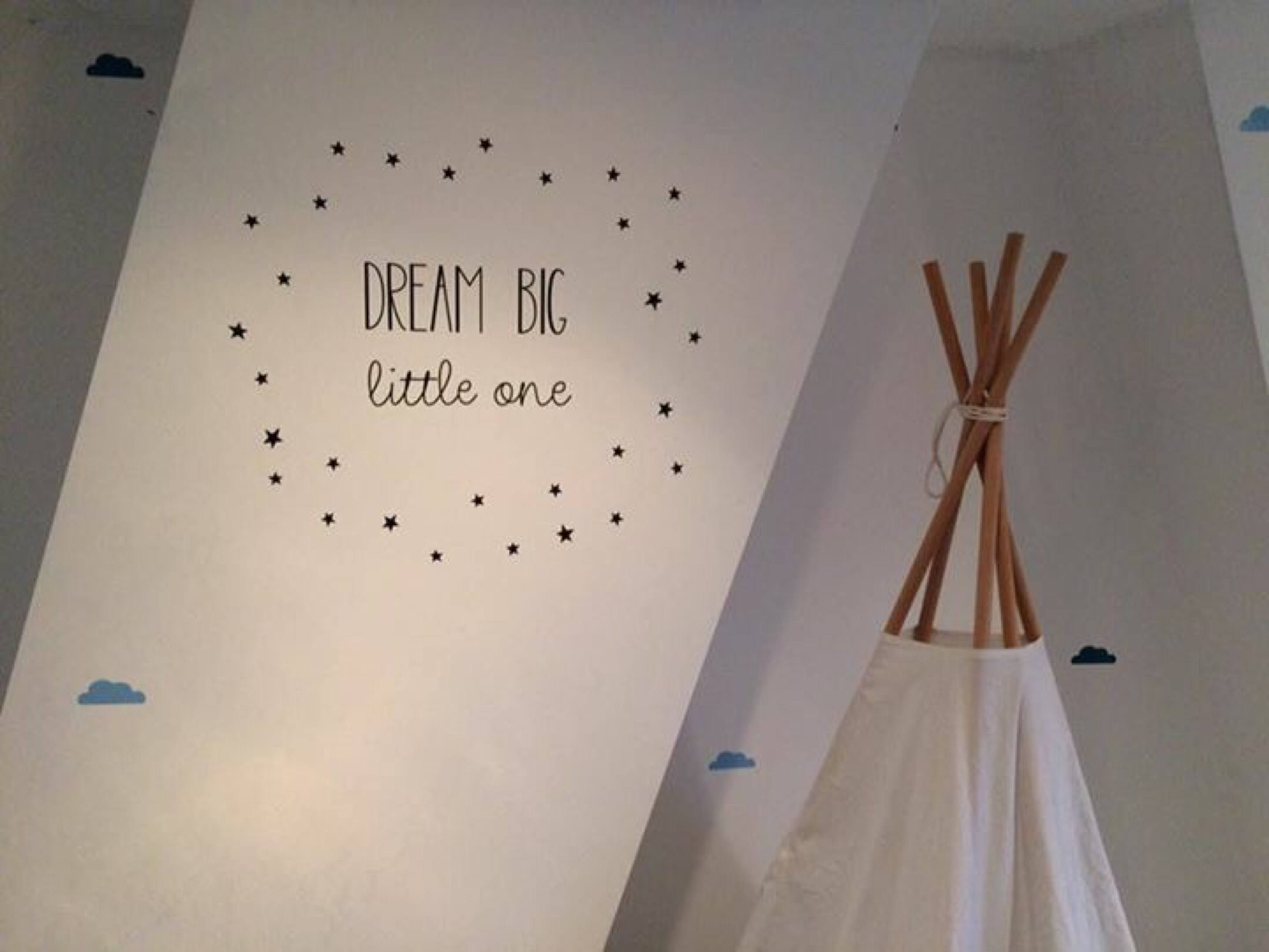 Dream Big Little One wall decal with stars available in any | Etsy
