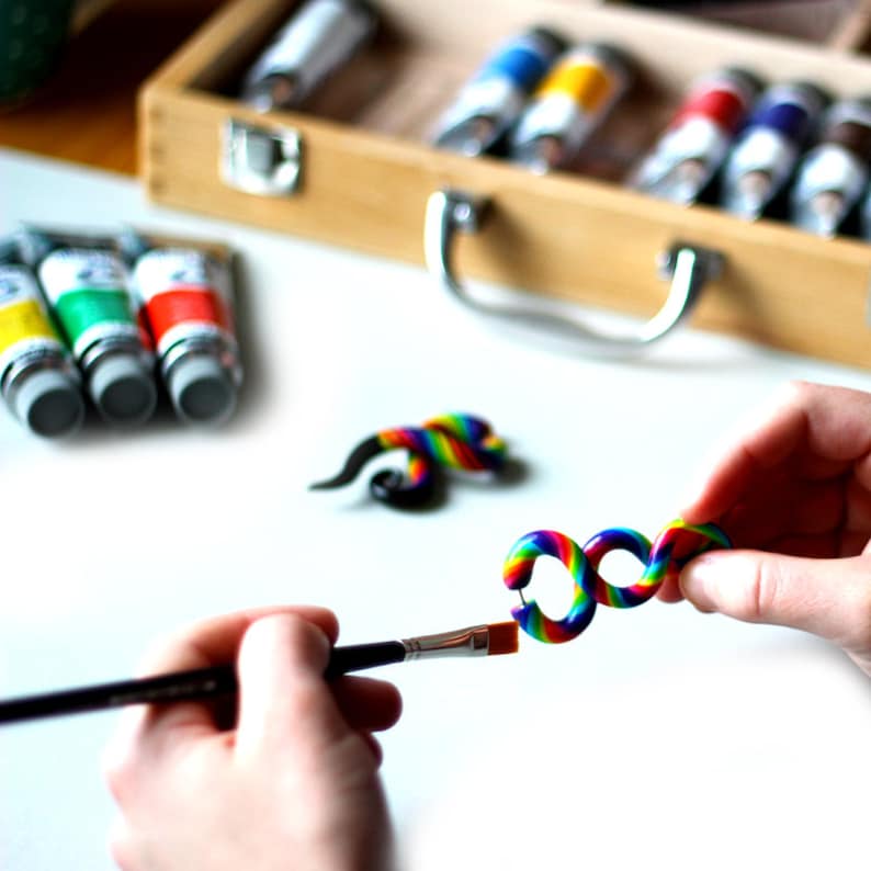 Colorful sterling silver stud earrings for african tribal women and girls, rainbow candy colorful stud, spiral ear gauges, tribal fake plugs image 8