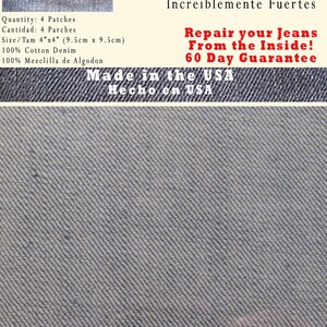 denim backing patches