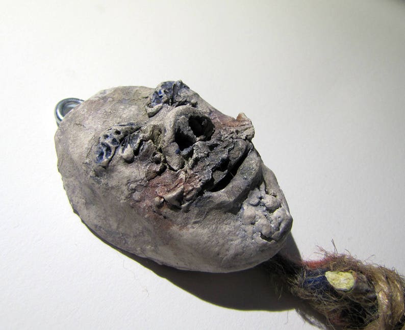sculpture ceramics The Bartender figurine weird art