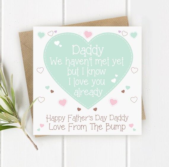 happy fathers day grandad from the bump