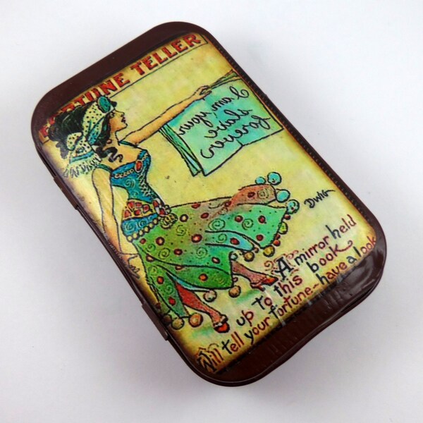 Cigarette Case, Trinket Box, Pill Box, Fortune Teller