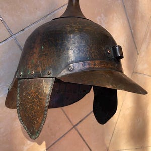 Réplique vintage de casque de casier de homard du XVIIe siècle/copie de casque de l'époque de la guerre civile anglaise
