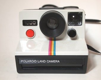 White Polaroid 1000 Land Camera