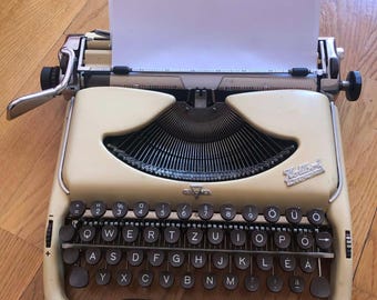 RARE Groma Kolibri Luxus Schreibmaschine 50er Jahre