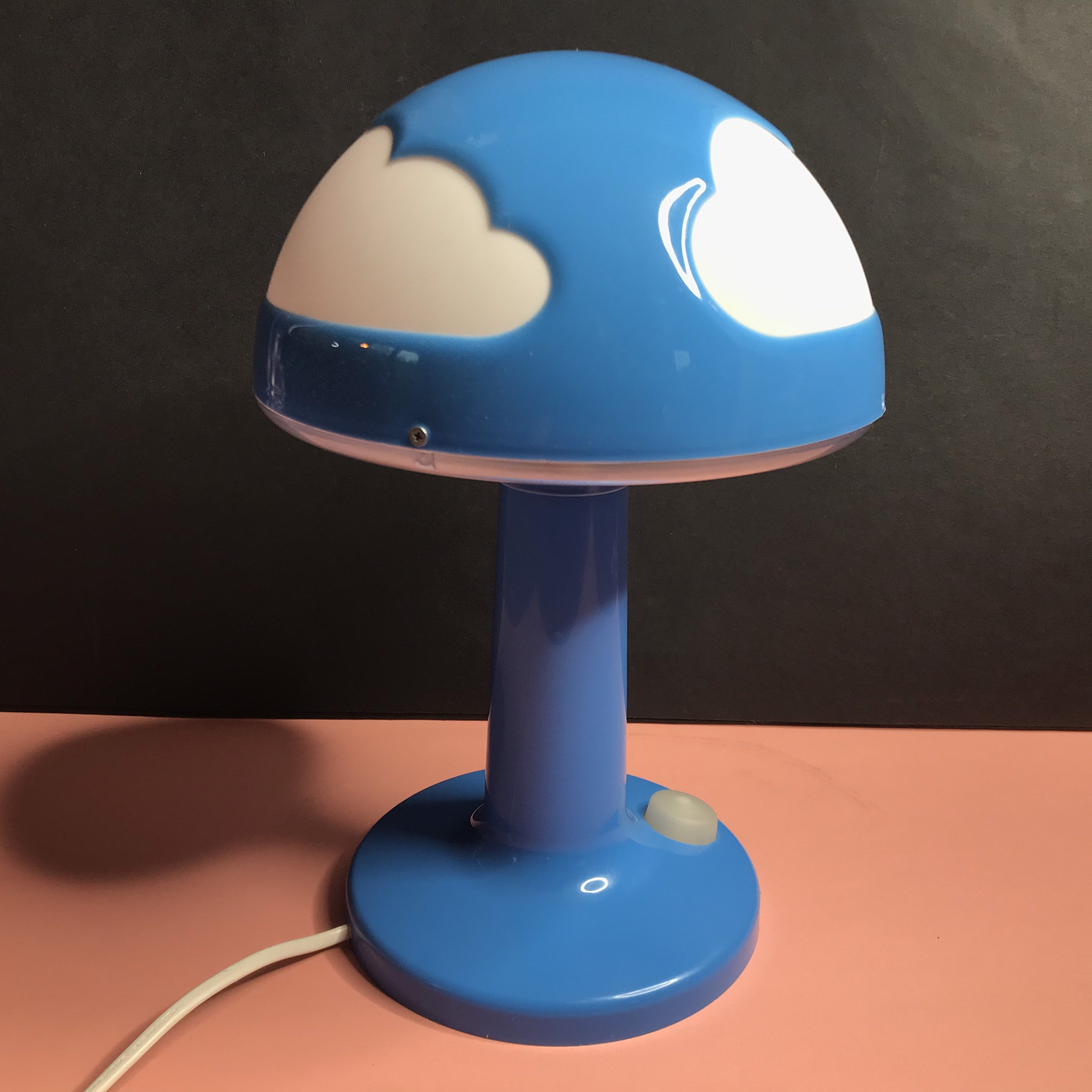 skojig vintage ikea lampe champignon 1990s