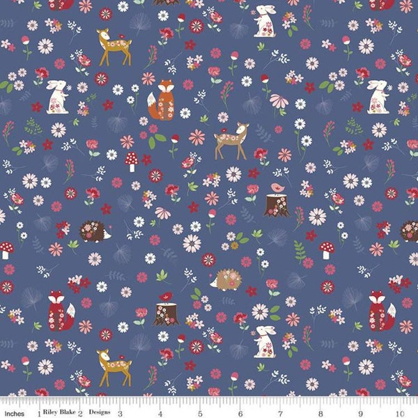 Forest Friends fabric, Enchanted Meadow fabric, Riley Blake Designs