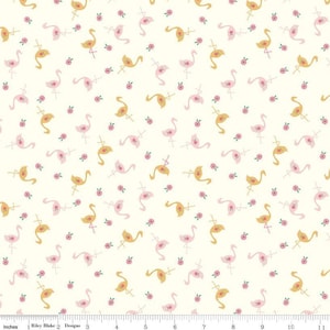 Stardust Flamingo Print Fabric, Riley Blake Designs