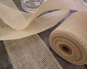 ivory burlap