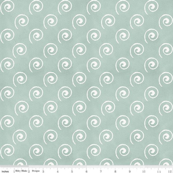 Swirl Print Fabric, Coffee Chalk fabric, Riley Blake Designs