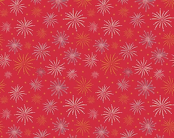 Fireworks print fabric, Sweet Freedom Fireworks, Riley Blake Designs