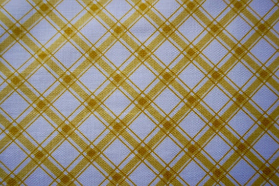 Yellow Plaid Fabric, I'd Rather Be Glamping collection Riley Blake Designs Il_570xn