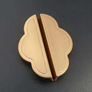 3.78“Champagne gold Drawer Pulls Knobs Cloud Design Cupboard  Cabinet Pulls Modern Wardrobe Closet Handles 96mm