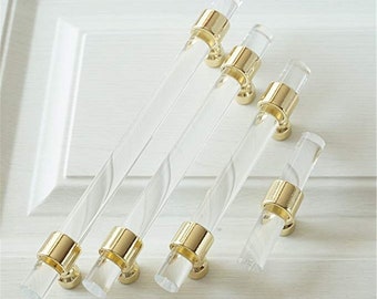 Lucite Cabinet Pulls Etsy