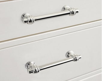 3.78'' 5.0" 6.3'' Polished Chrome Brushed Nickel Dresser Handles Drawer Knob Pull Handle Kitchen Cabinet Pulls Door Handles Knobs