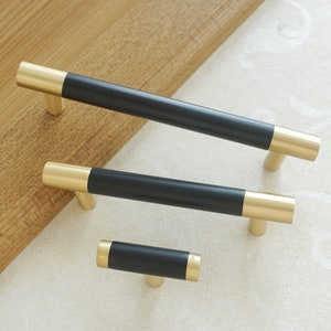 3" 4" 5"Black Brass  Kitchen Pulls Drawer Pulls Handles Dresser Knobs Cabinet Door Handles Hardware Modern Cupboard Handles