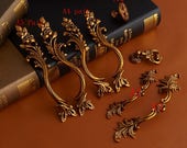 Vintage Brass Dresser Knobs Pulls Drawer Knobs Pulls Handles Antique US Kitchen Cabinet Door Handle Furniture Rustic Country