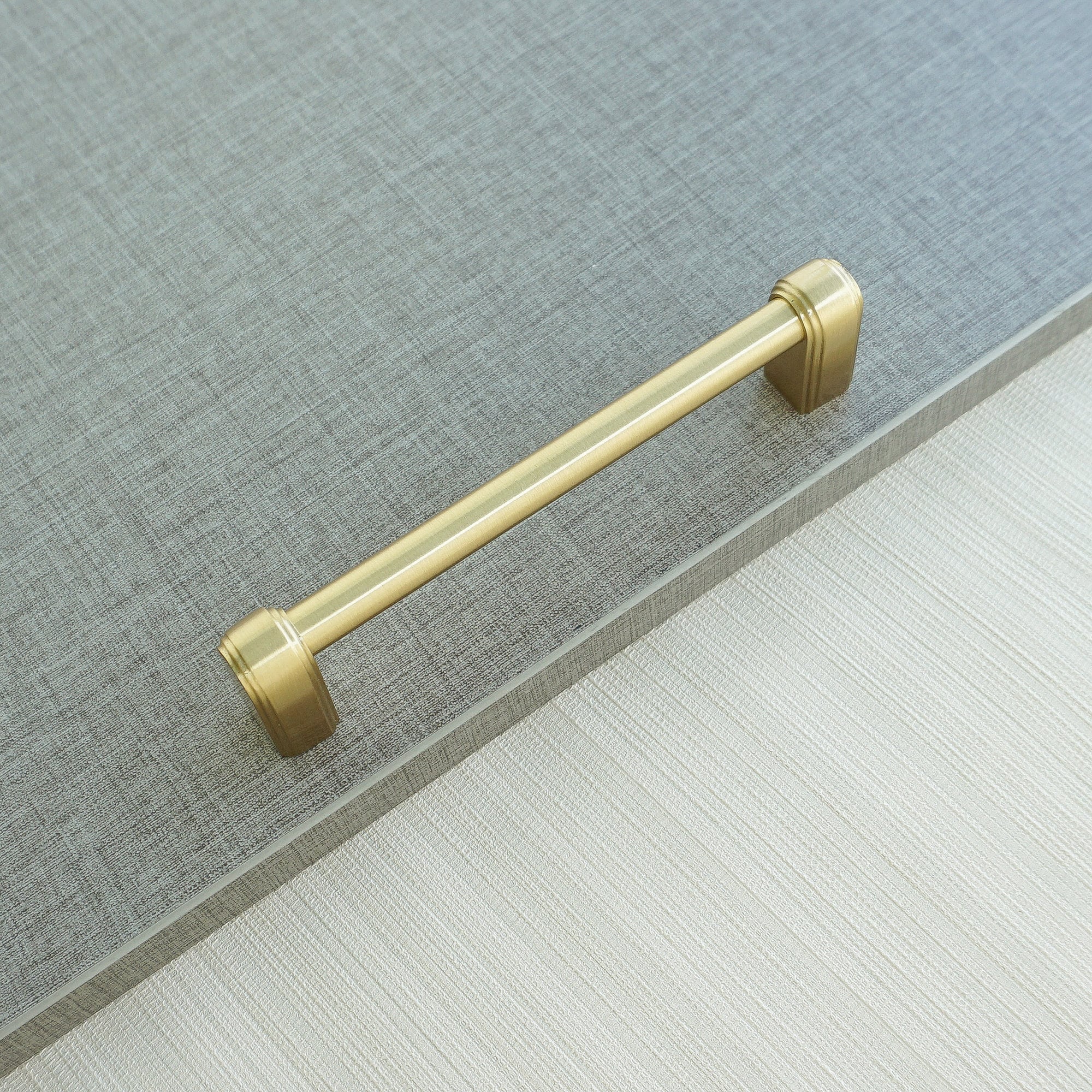 Brushed Brass Kitchen Handles Pulls Handle Dresser Etsy