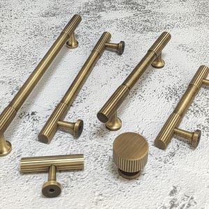 Retro Cabinet Pulls Solid Brass Drawer Pulls Knobs Antique Bronze Wardrobe Pulls Dresser Knobs Kitchen Pulls Cabinet Door Handles