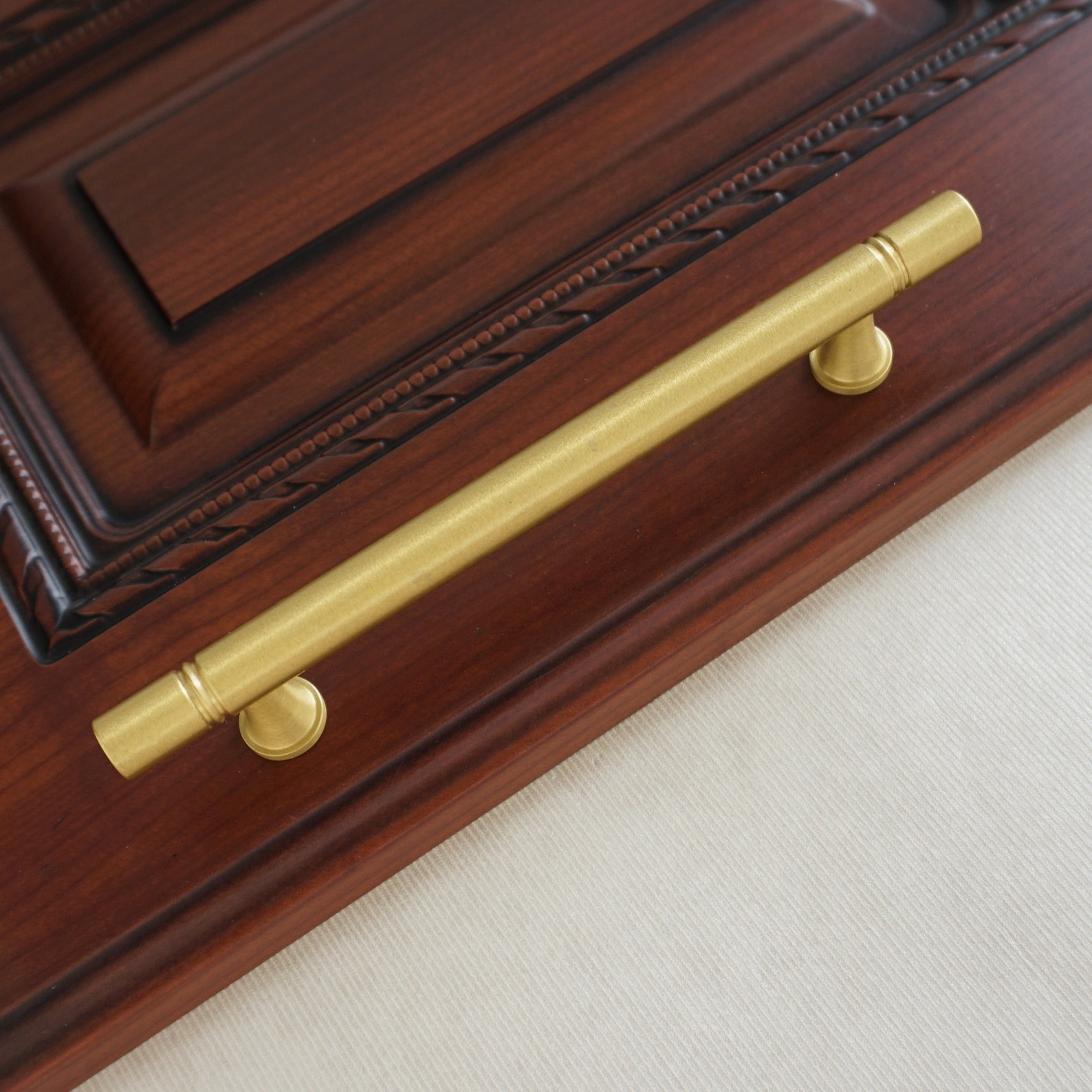 3.78'' 5.0 Brushed Gold Dresser Handles Drawer Etsy
