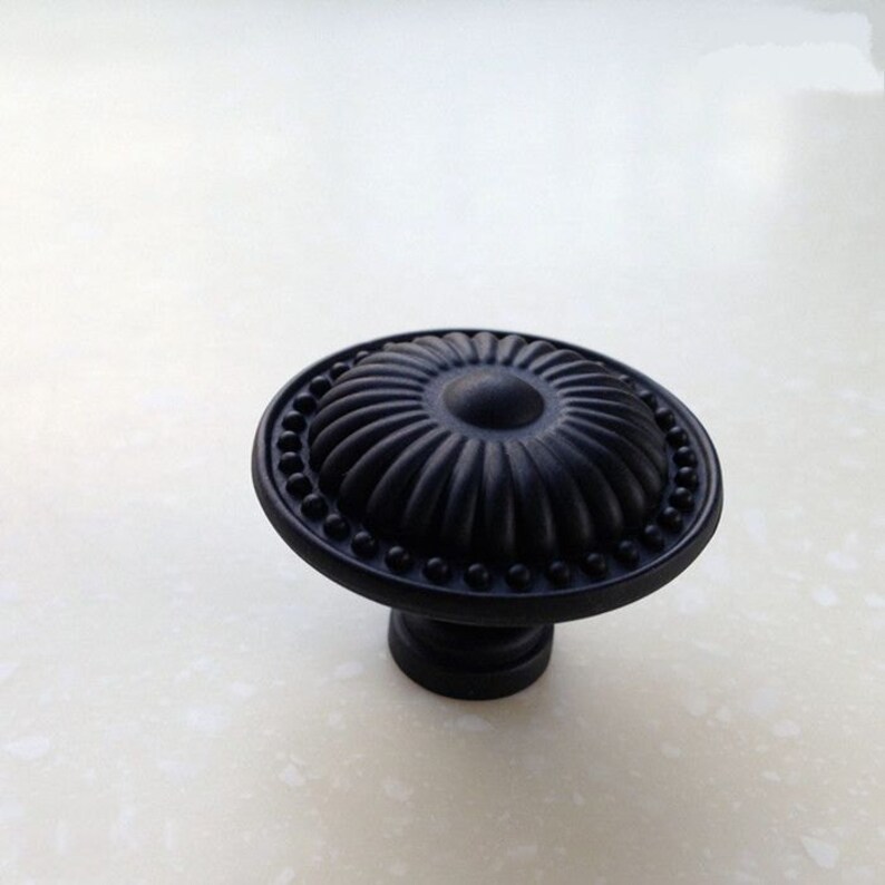 Black Dresser Knobs Matt Black / Drawer Pulls Knobs Handles / Etsy
