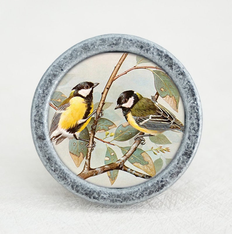Cute Birds Knobs Vintage Drawer Dresser Knobs Handmade Etsy