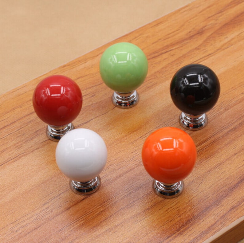 Ball Knobs for Dresser Drawer Knob Kitchen Knobs Etsy
