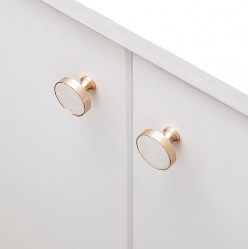 Nordic Simple Creative Brass Wardrobe Door Knobs Knobs Etsy