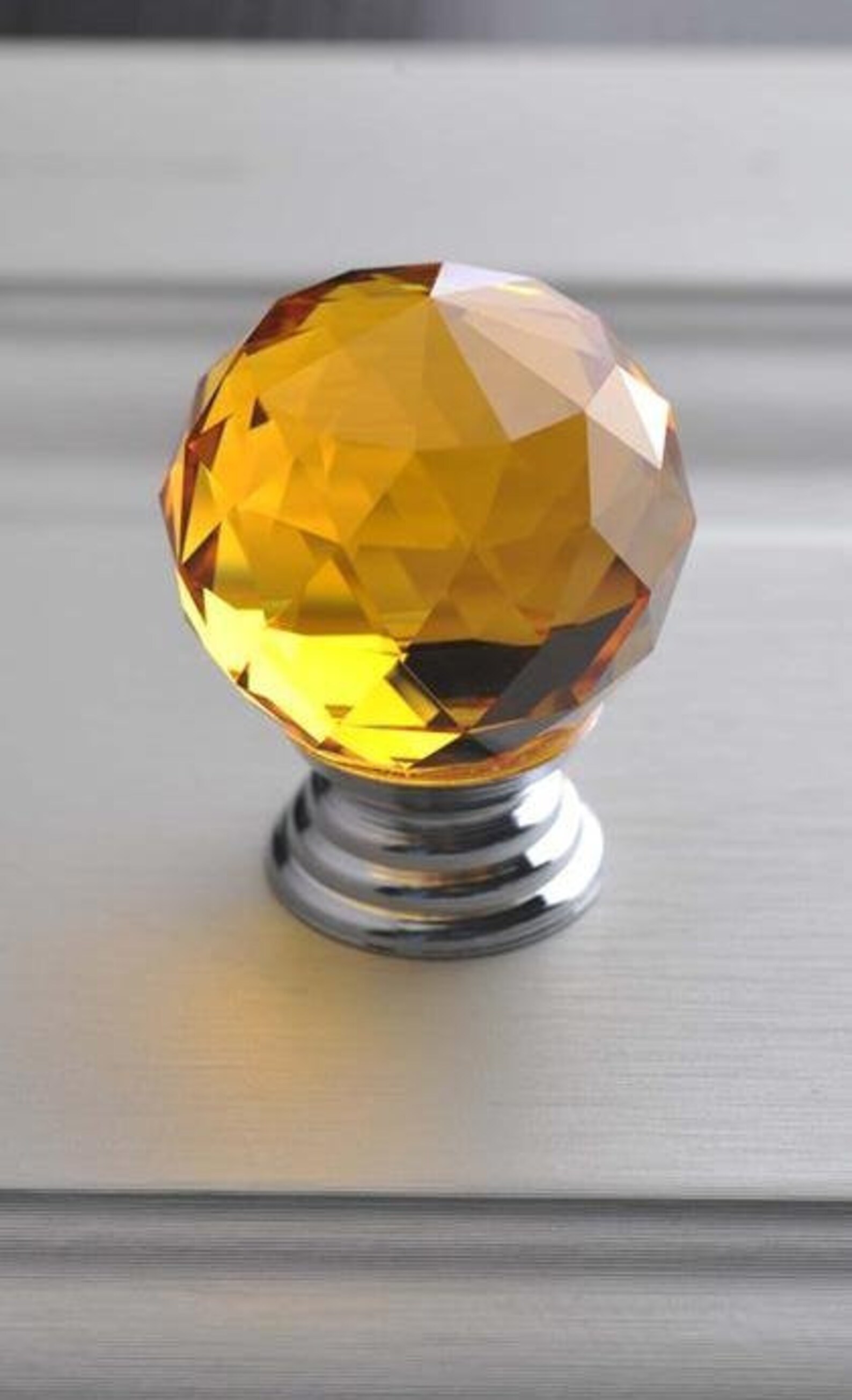 Black Glass Crystal Knobs Diamond / Kitchen Knobs Etsy