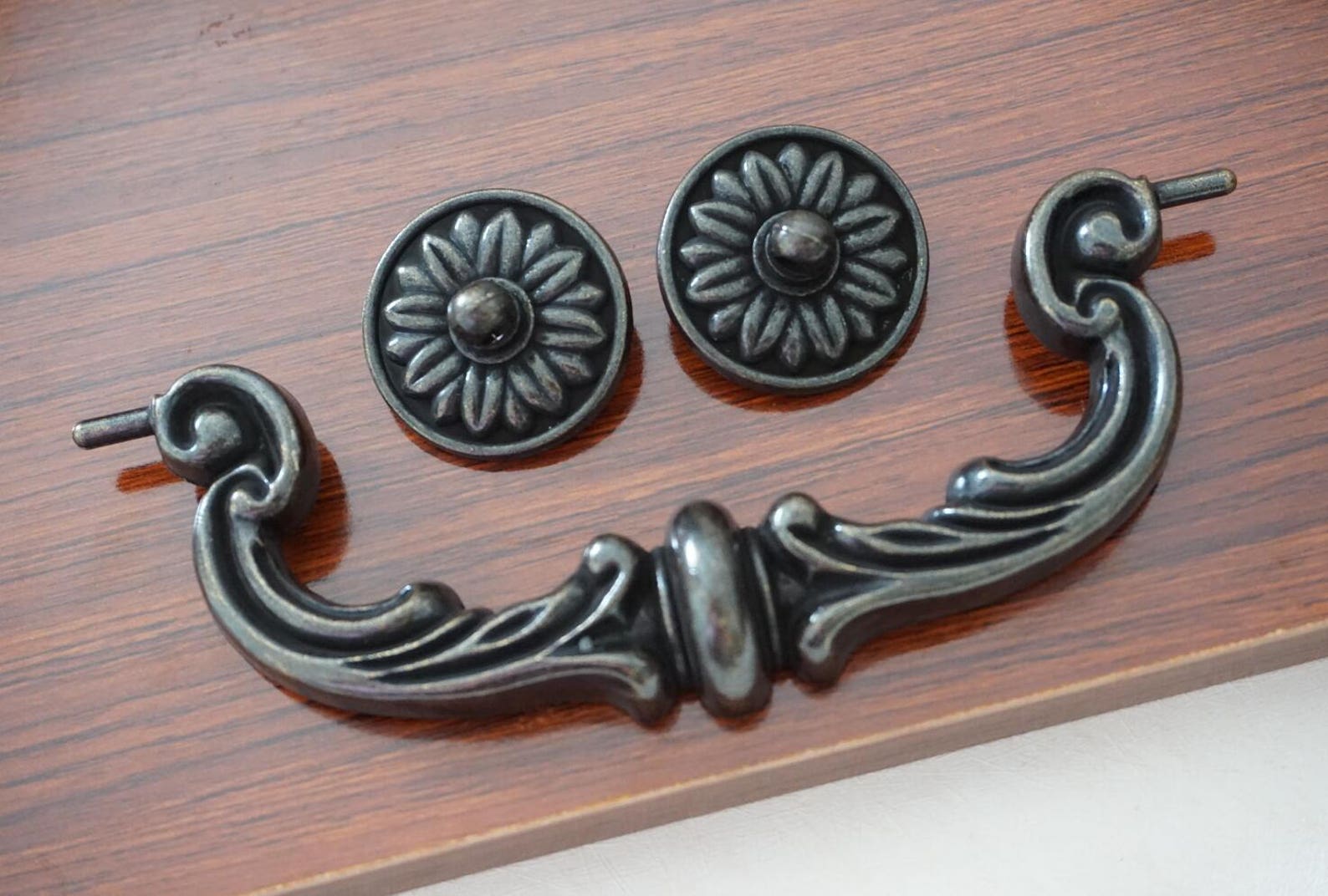 6 Drop Bail Dresser Pull Handle Drawer Pulls Rustic Etsy