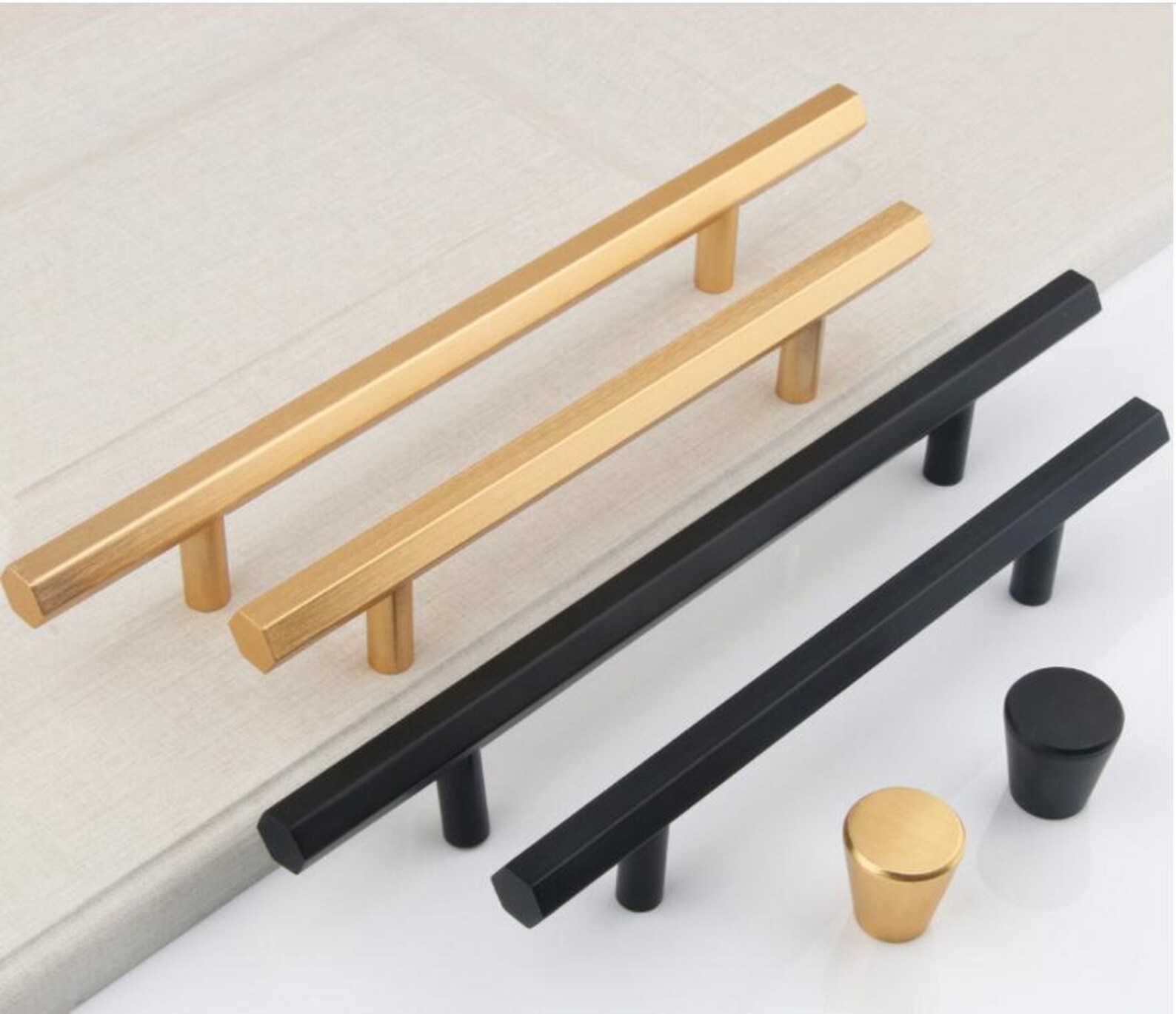 3.75 5 6.3 7.5 Hexagon Pulls Etsy