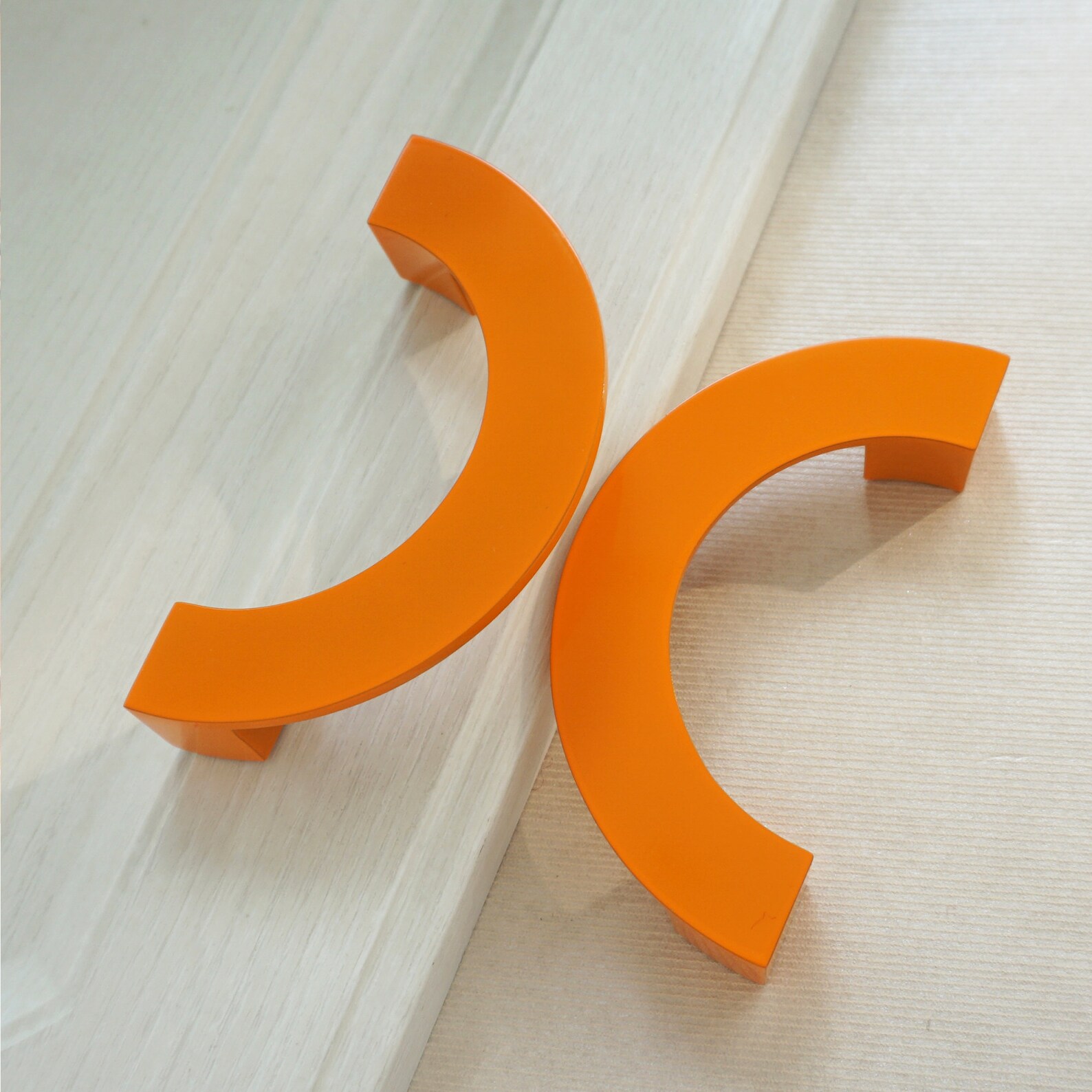 3.78'' Colorful Orange Drawer Pulls Handles Dresser Etsy