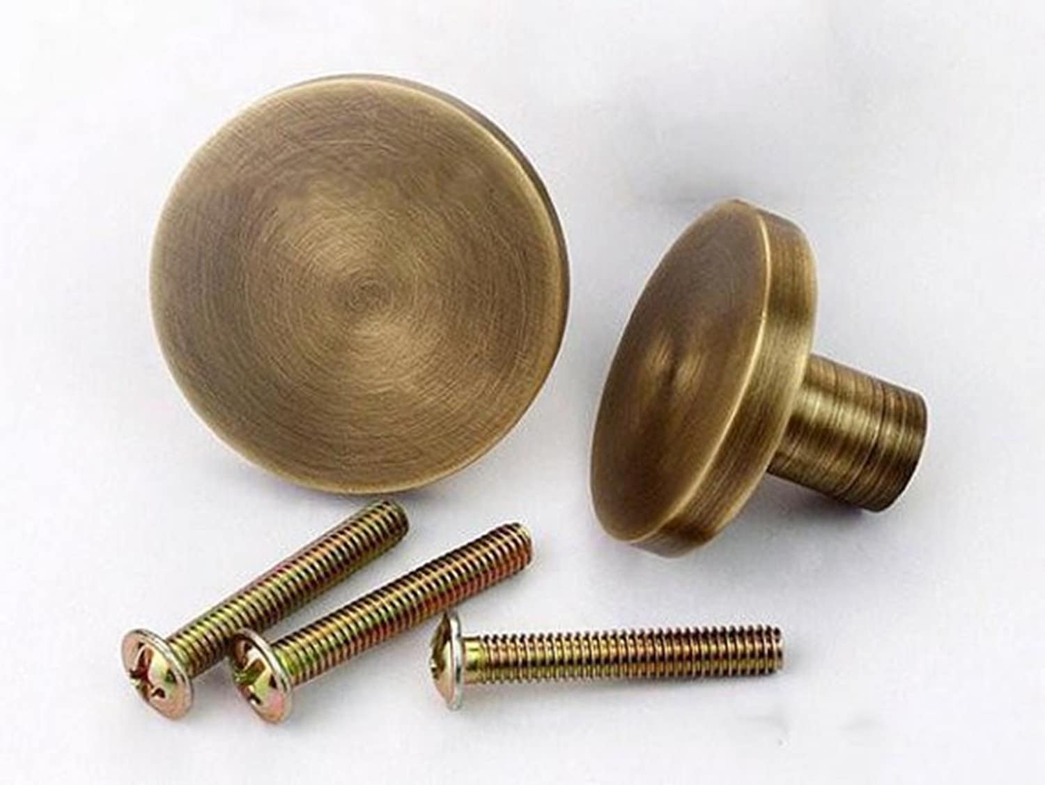1'' 1.1'' 1.25'' Brass Dresser Knobs Etsy