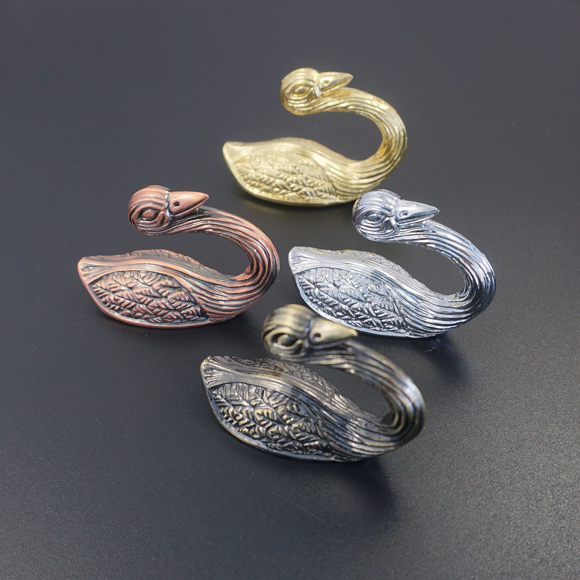 Mandarin duck Wall Hooks Unique Vintage Hook Antique Bronze Etsy