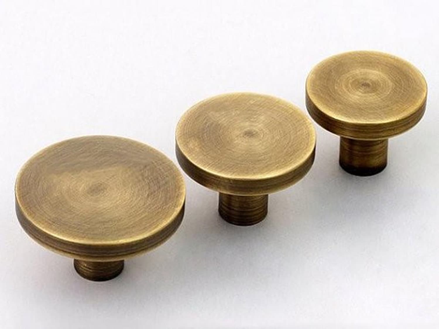 1'' 1.1'' 1.25'' Brass Dresser Knobs Etsy