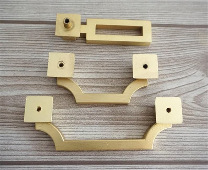 2 12/'/' 3 34/'/' Brushed Gold Brass Dresser Pulls Drawer Knobs Handles Pulls Drop Vintage Kitchen Cabinet Door Handle Pull Hardware 64 96 mm