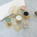 Colorful Cabinet Door Knob Brass Knob Plate  Drawer Knobs Pulls Handles Dresser Knob Cabinet Knobs Kitchen Knobs Round Knob 